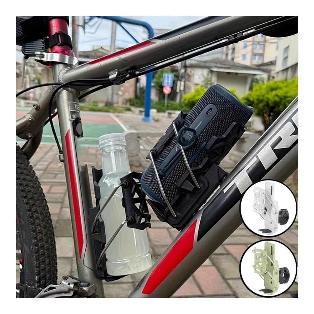 1 Unidad. Portavasos Ajustable de 360 ​​Grados para Manillar de Bicicleta o Motocicleta, para Botella de Agua, para Ciclismo de Carretera y Moto de Aventura.