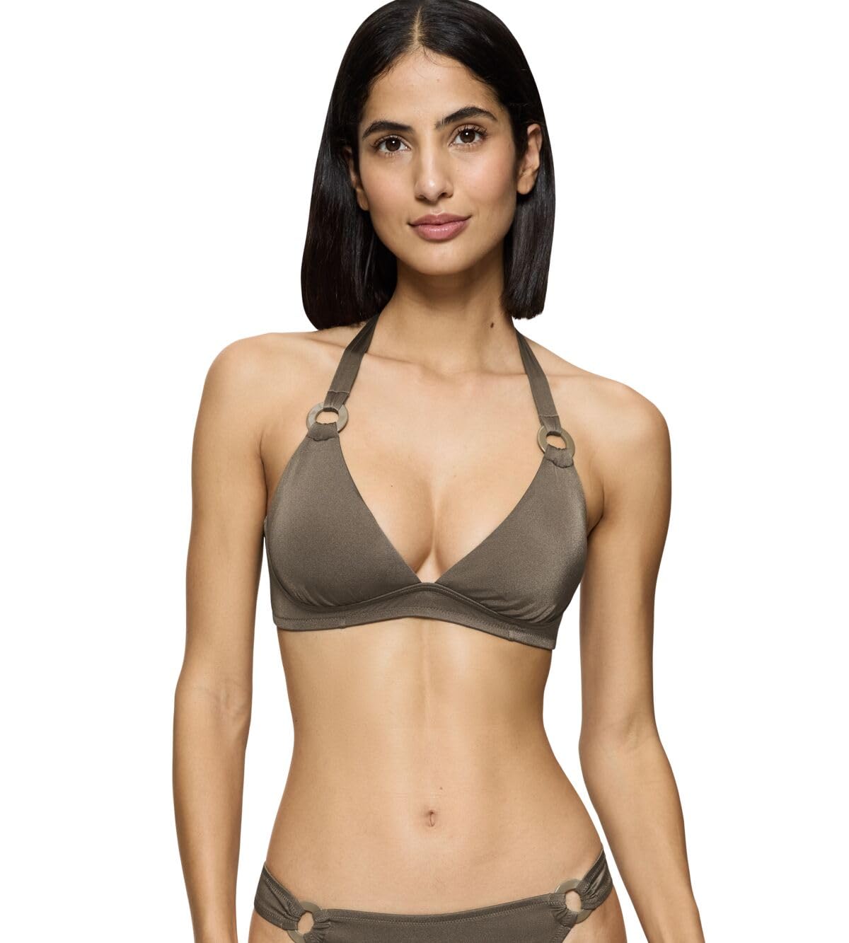 Triumph Women's Midnight Swim P Bikini top, havane, 3 UK