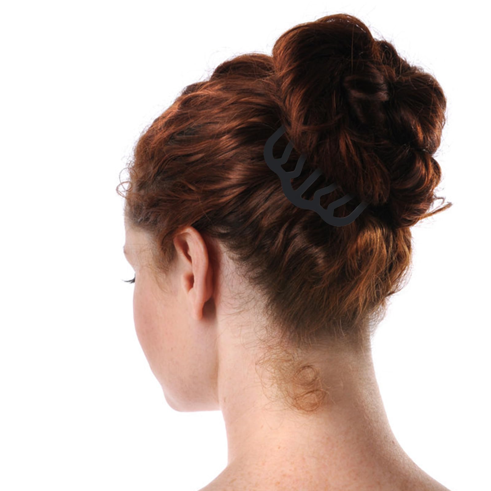 Forcine per capelli francesi, 8 forcine nere per capelli da donna, pettini laterali in metallo, forcine per capelli a forma di U, per chignon, forcine per capelli per acconciature