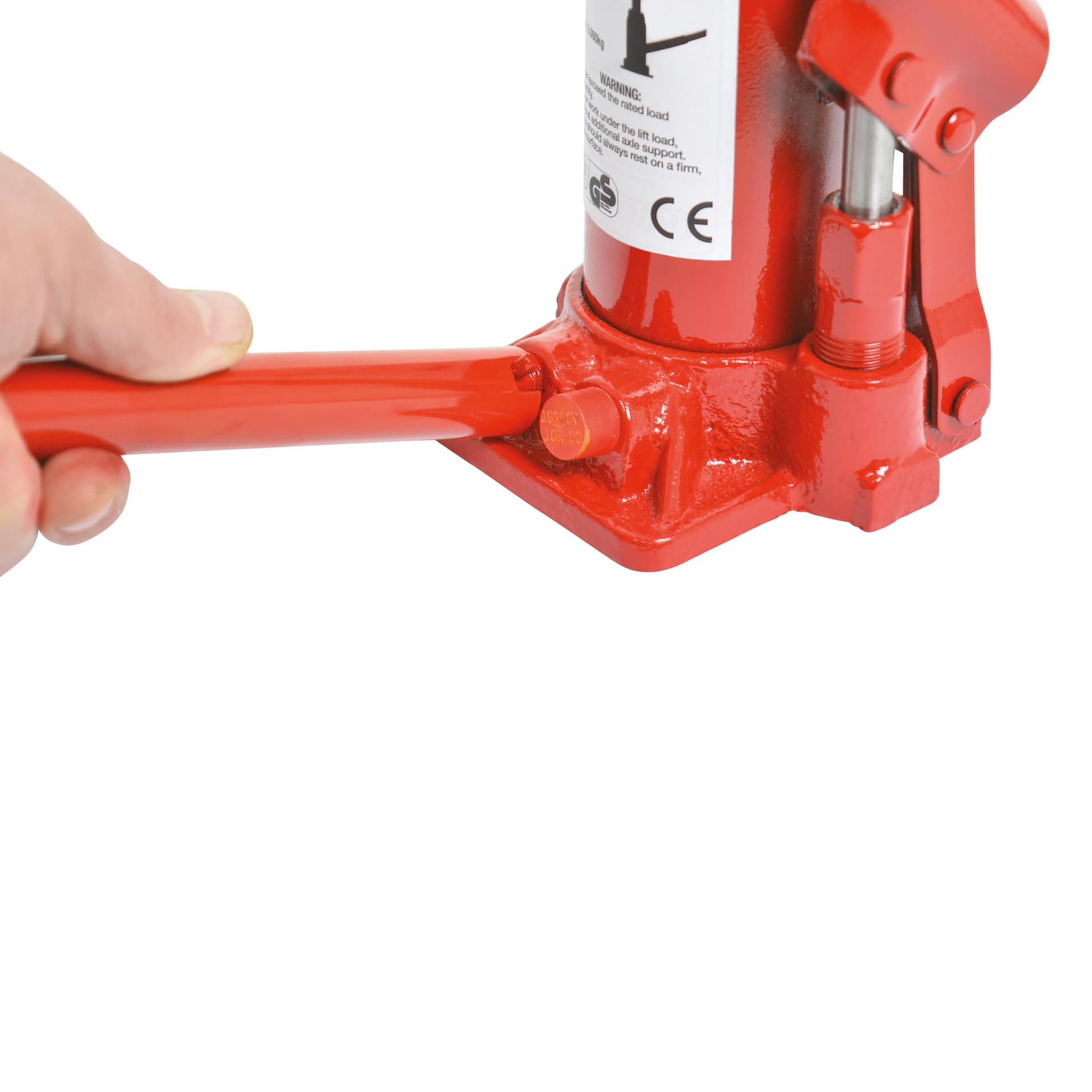 CARPOINT 0677811 Cric avec poignée hydraulique Rouge