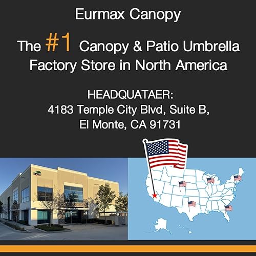 Miniatura 2 de Eurmax USA - Kit de paredes con cierre completo para toldo desplegable de 8x8 pies, solo 4 paredes (verde bosque) Verde bosque,Blanco,Rojo,Verde