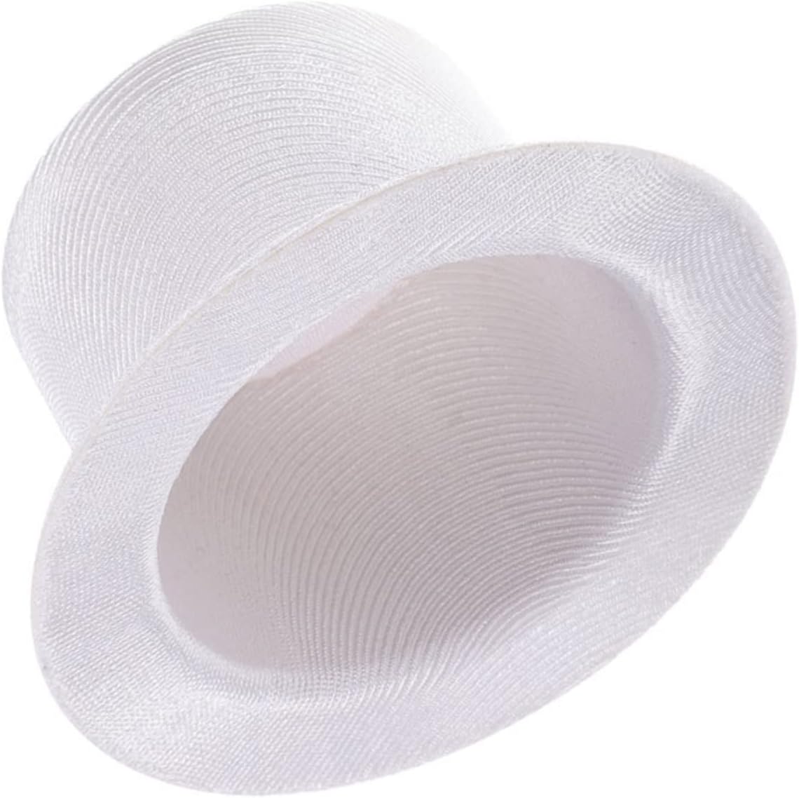 Miniature Top Hat for DIY Craft Projects Sturdy Cloth Festival Hat Classic White Snowman Accessory Decoration and Handmade Friendly