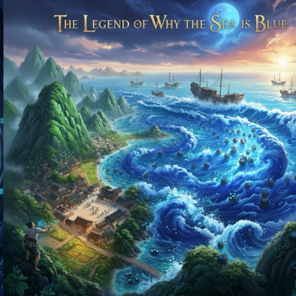 The Legend of Why the Sea Is Blue