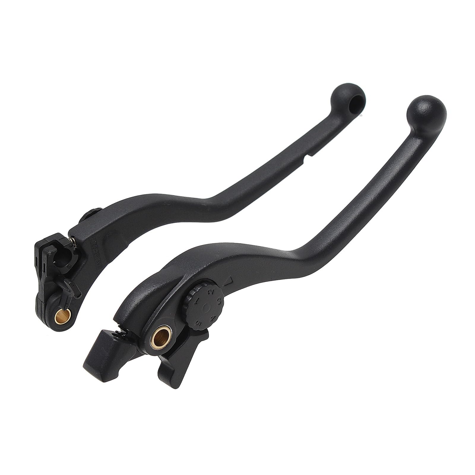 Manetas de freno y embrague con tacto ergonómico negro para BMW S1000R F850GS