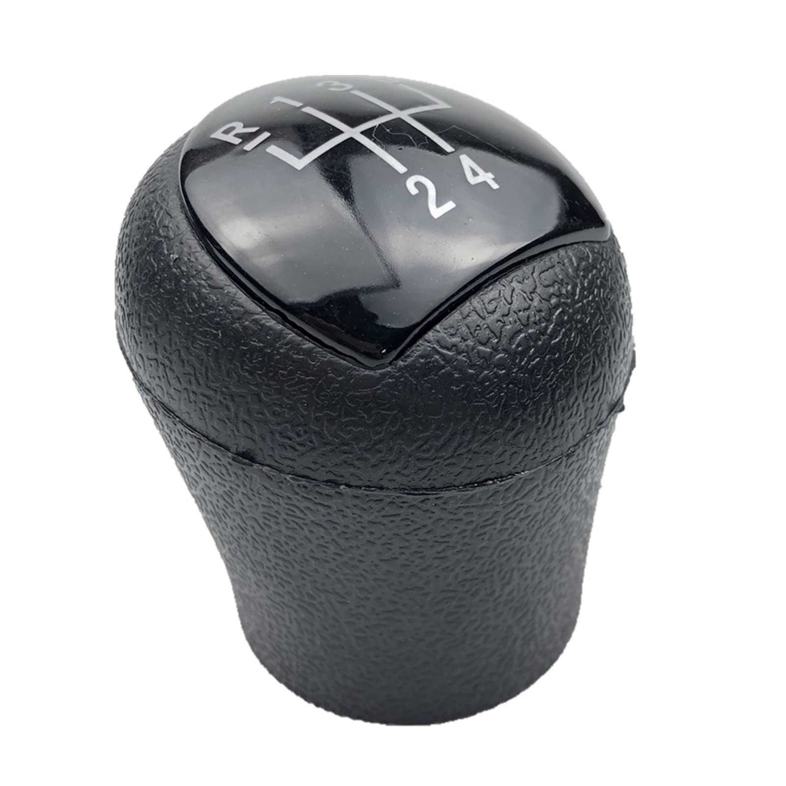 LinQianBhD Car Gear Shift Knob for Twingo for Scenic for Megane for Laguna for Kangoo Car Gear Shift Knob Hand Speed Lever Shifter(Glossy Black)