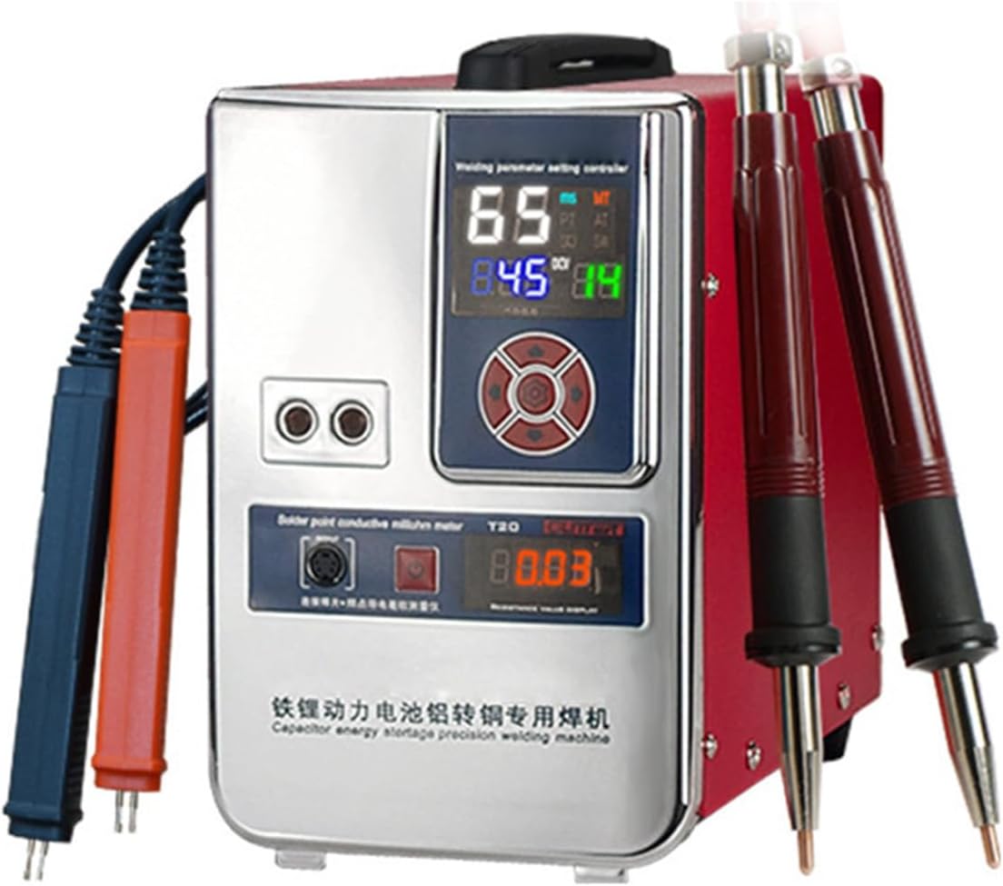 42kW Battery spot Welding Machine, mini Portable spot Welding Equipment, 0.45mm Portable Capacitor Energy Storage spot Welding Machine