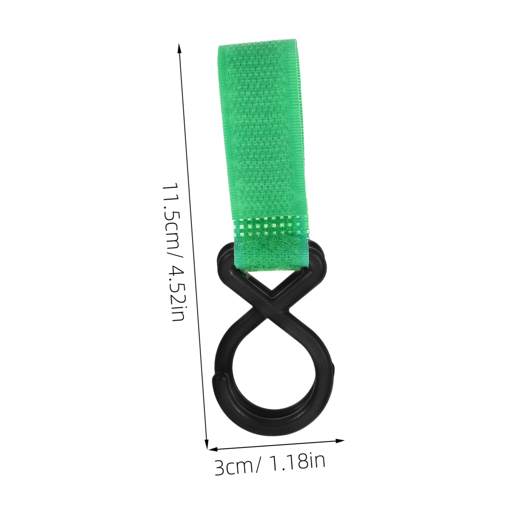 RORPOIR Hanging Stroller Hooks 6 Pack Nylon Hooks for Bag Purse Shopping Bag Stable Firm Stroller Accessory