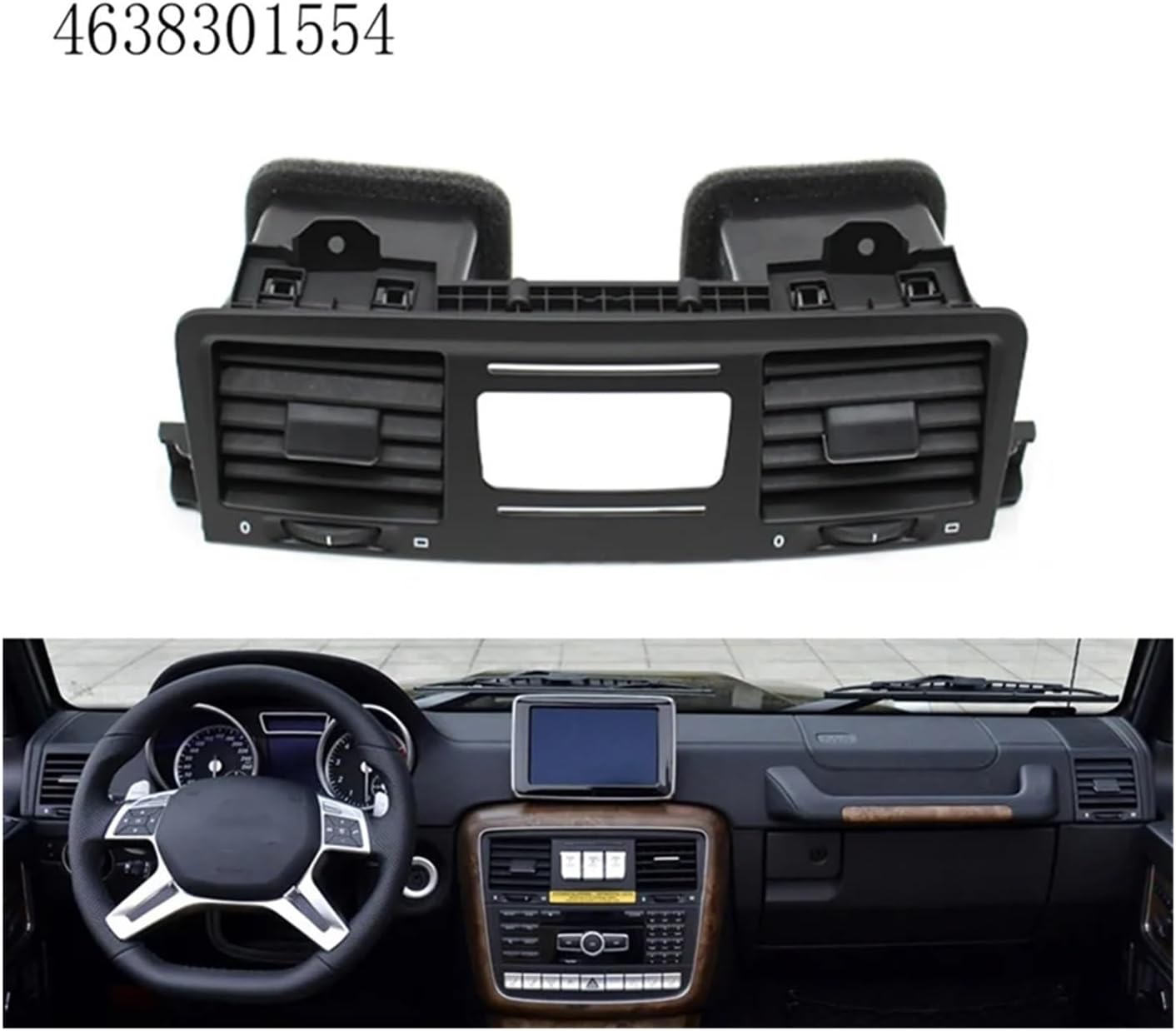 AW-2004-2018 Fit For Benz G Class W463 Front Dash Middle Air Conditioning Outlet Assembly 4638301554