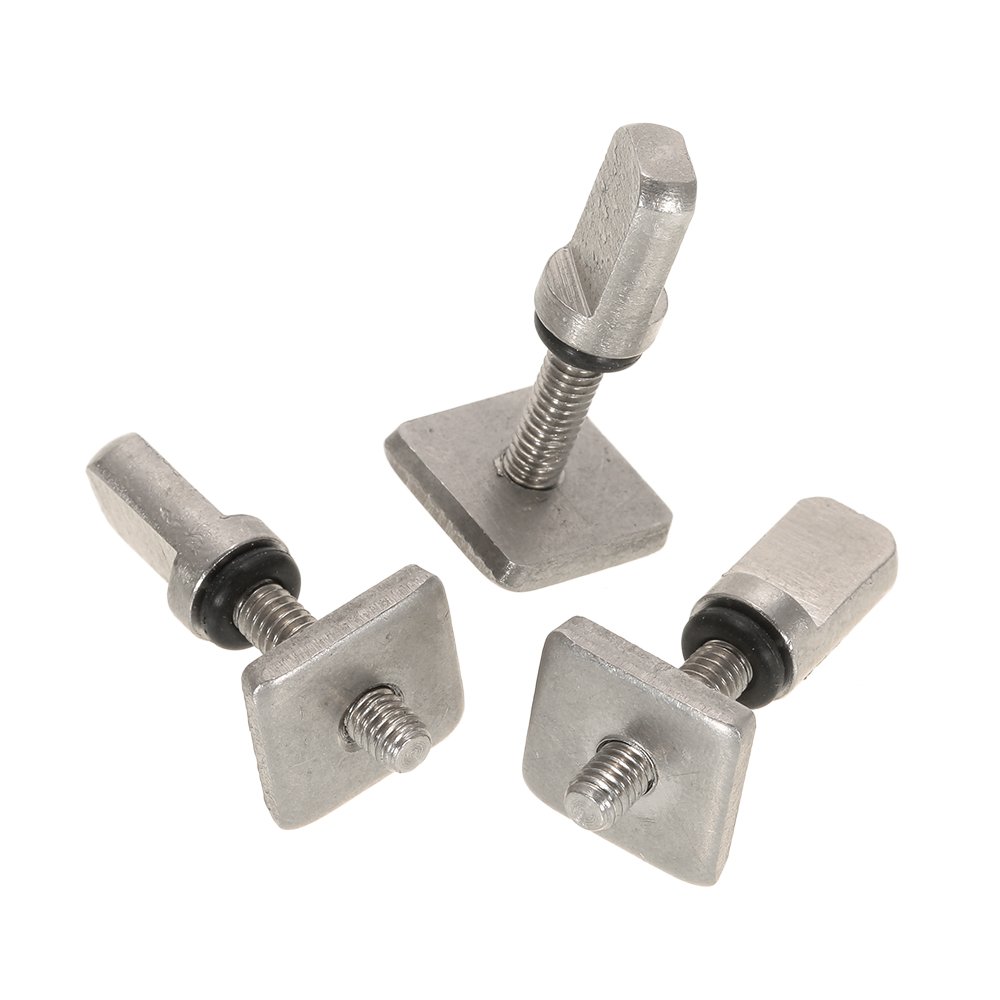 Longboard Sliding Fin Lixada Surfboard Fin Screw & Plate Kit - 3 Sets - View #10