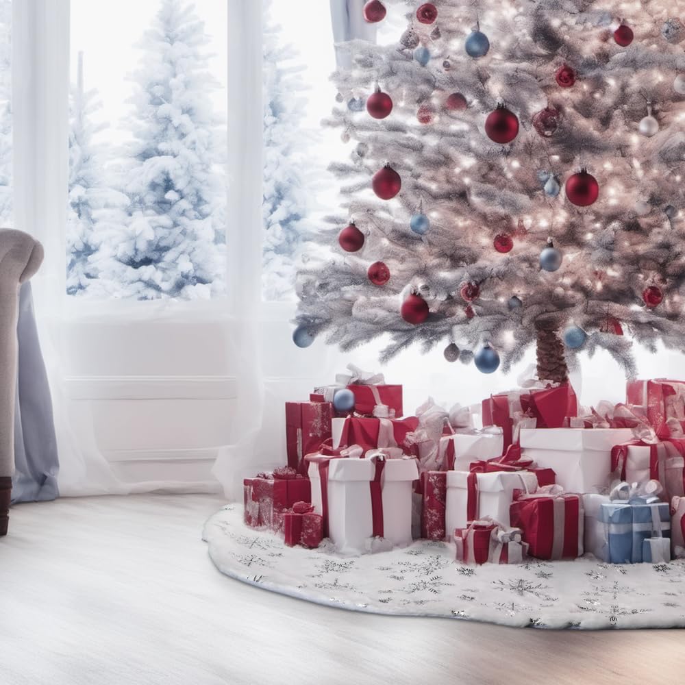 Lanpn 120cm Christmas Tree Skirt - Image 2