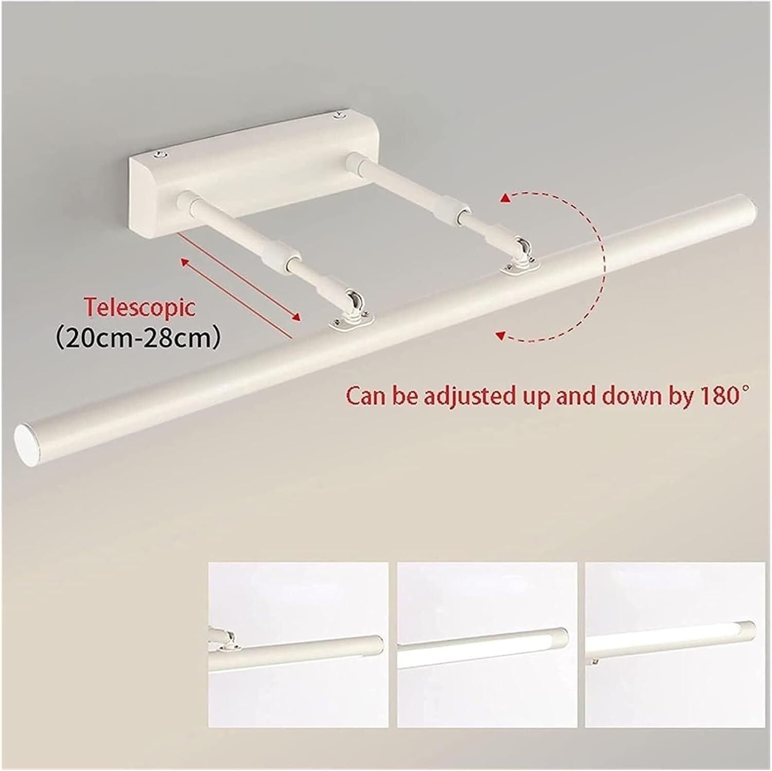 Lampe Murale d'éclairage LED pour Salle de Bain, éclairage de Miroir 9 W, Lampe Murale d'intérieur, Lampes télescopiques pour Miroir de Toilette, éclairage Design de Luxe