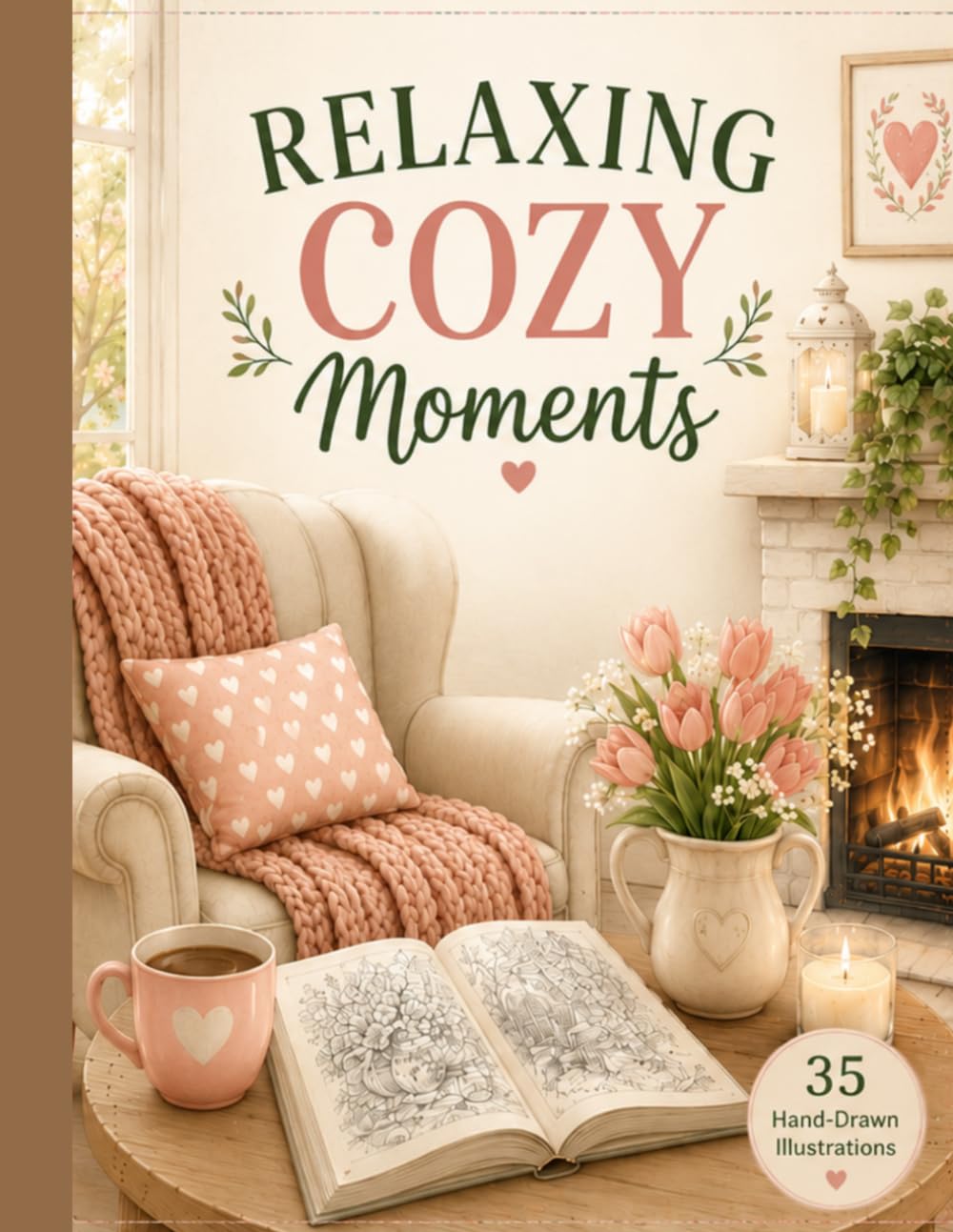 Relaxing Cozy Moments: A Hygge Coloring Book for Peaceful Days (Cozy Hygge Collection)