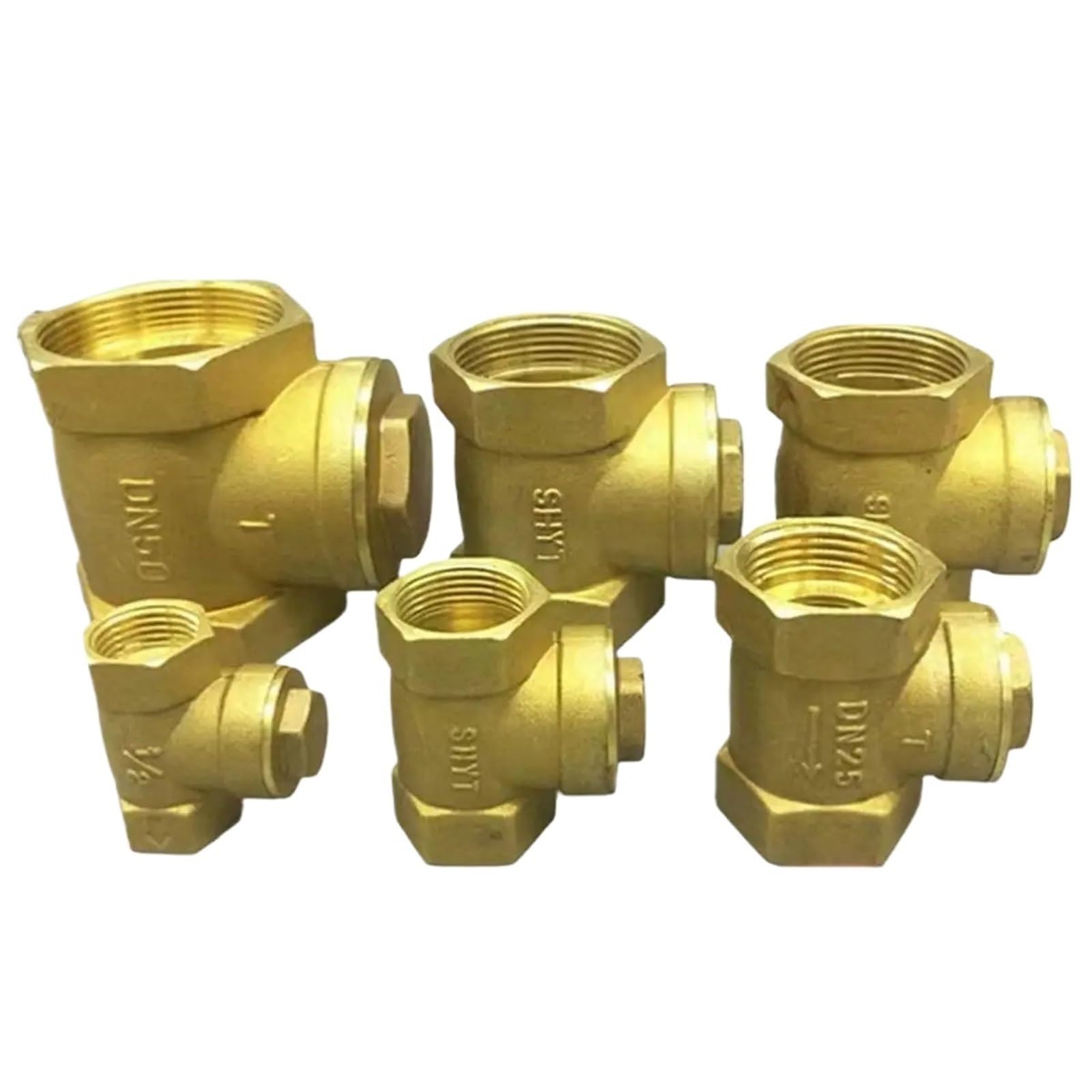 Clapet anti-retour à battant femelle en laiton 1/2", 3/4", 1", 1-1/4", 1-1/2", 2" BSP(2")