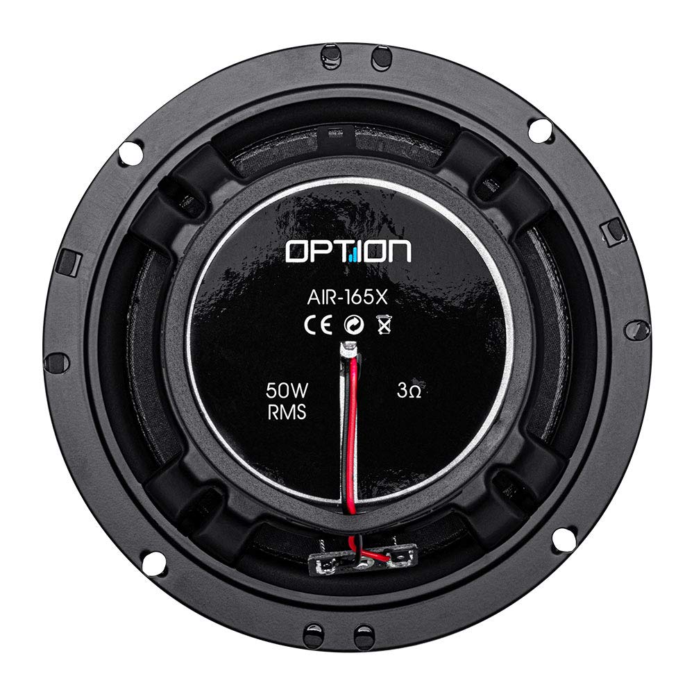 Option AIR-165X - 165mm 2-Wege Koaxial-Lautsprechersystem - 50 Watt RMS, 3 Ohm