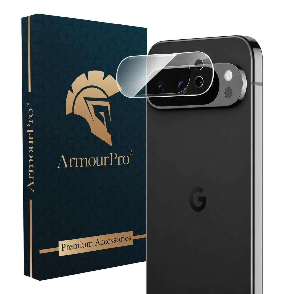 ArmourPro Premium Camera Lens Tempered Glass Protection for Google Pixel 9 Pro (6.3 Inches) With Edge To Edge Full Camera Lens Coverage | Transparent, Pack of 1-image-35