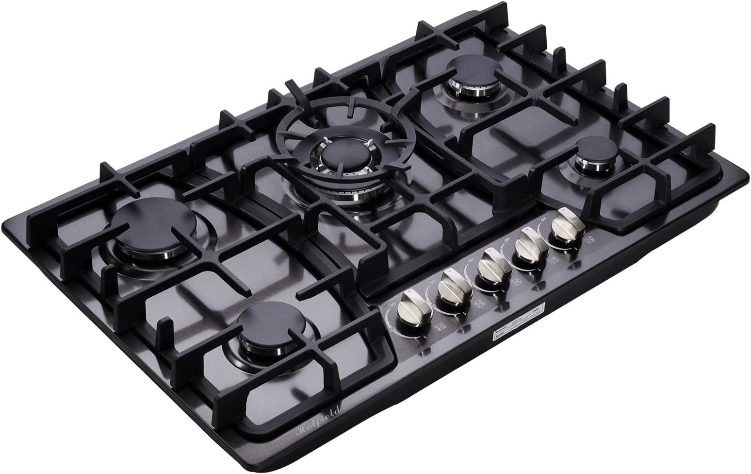 34 Inch Gas Cooktop DT5809 Builtin Stainless Steel 5