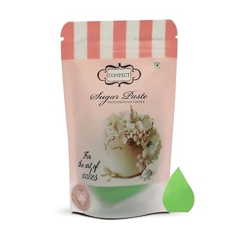 Confect Neon Green Christmas Fondant | Edible Fondant Icing | Fondant for Cake Decoration | Easy To Roll Fondant | Chefs Choice for Cake Decorating | Vegan, Gluten-Free, Nut-Free, Palm Oil-Free 8.8 Oz