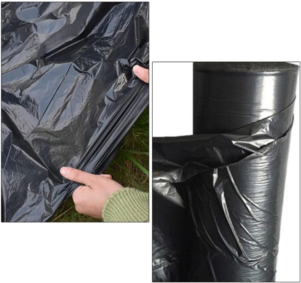 Agriculture Weeding Black Mulch 0.8m 1.0m 1.2m Width Vegetable Greenhouse Strawberry Special Plastic Film Plants Grow Films, 1pcs(1.2mx200m)