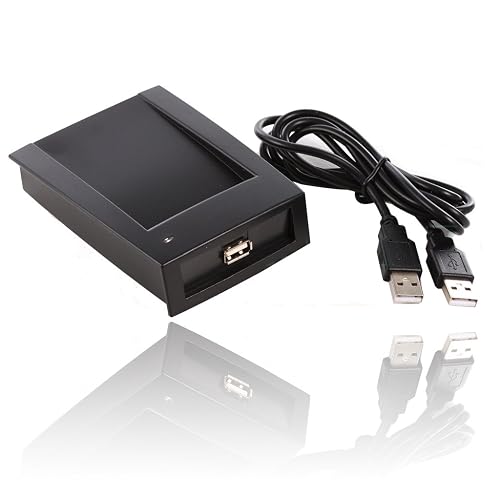 UHPPOTE USB 125KHZ RFID Proximity Card Reader Connect PC for EM4100 TK4100 Card