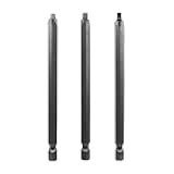 Make it Snappy Tools #1, 2, 3 x 4 Inch Square Driver Bits (1 Each) #54123