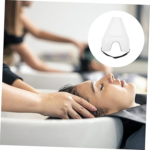 Miniatura 5 de Tabla profesional para lavar el cabello para salón Bandeja de lavado de cabello portátil fácil de usar blanco no humectante