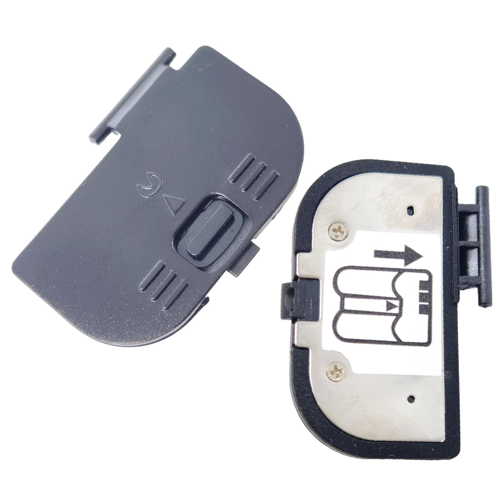 4 Coperture Batteria Per Nikon D200 D300 D300S D700 S5 Pro | Sportello In PVC Di Ricambio