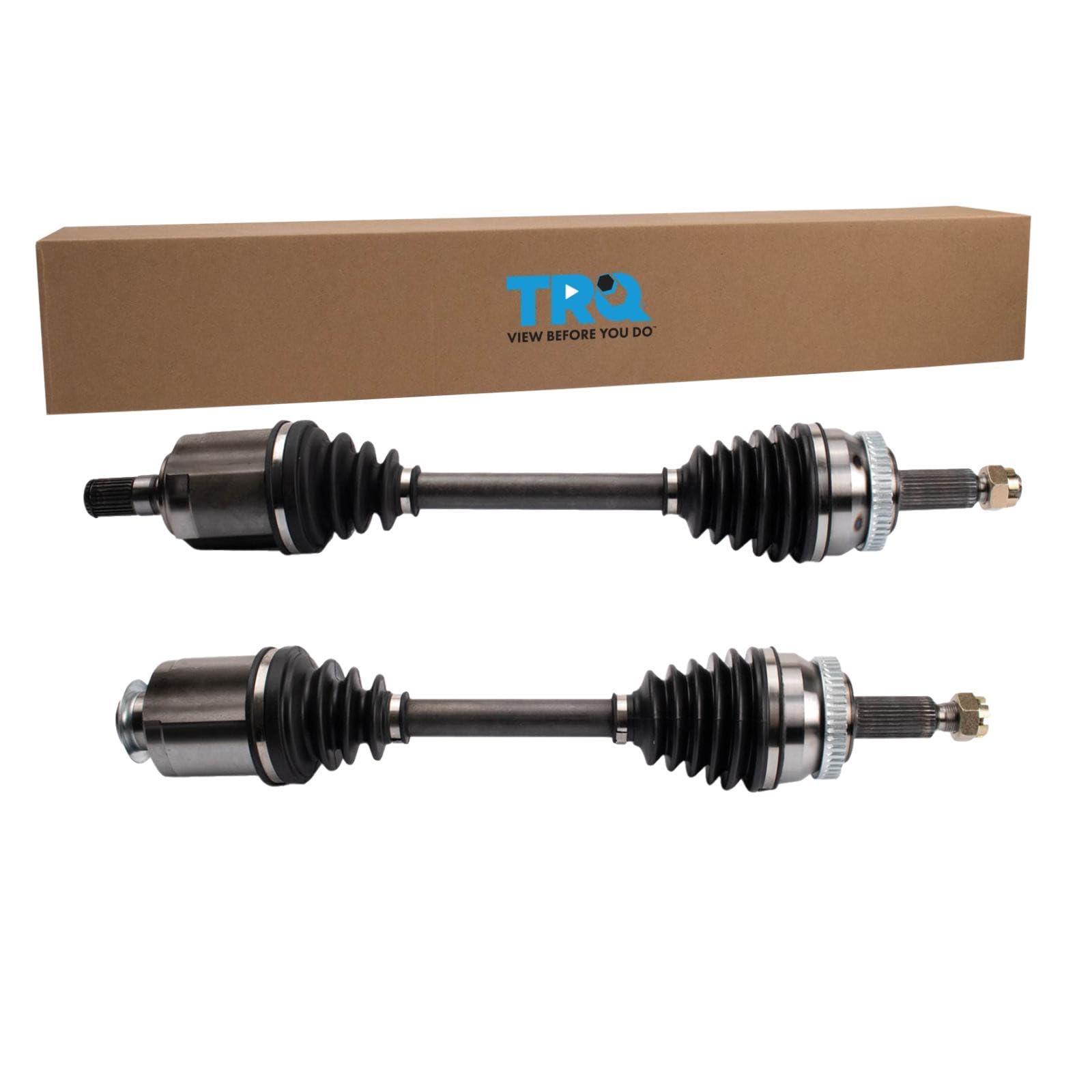 TRQ Front Left and Right CV Axle Assembly Set 2 Piece
