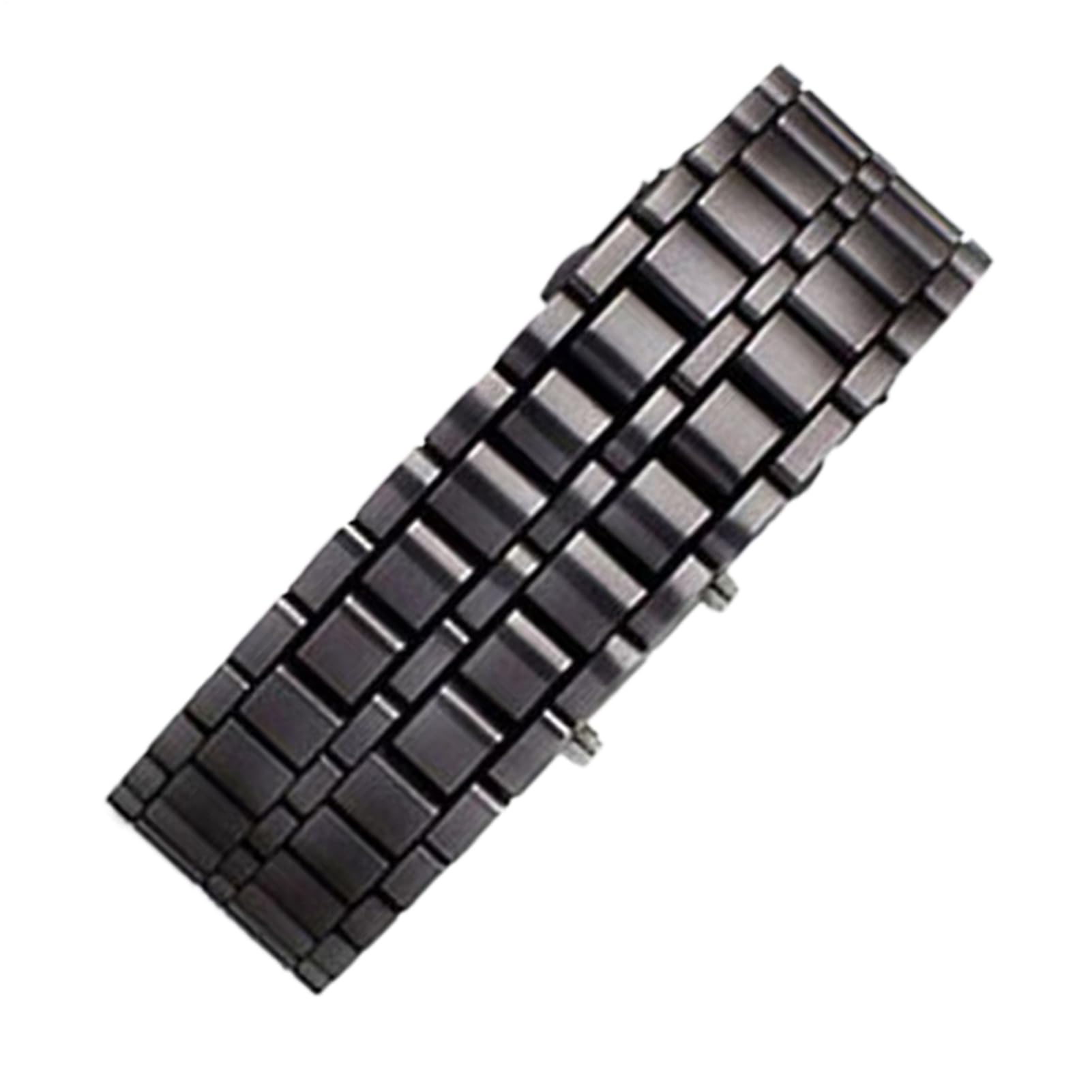 Montres LED Hommes Montres Mode Étanche Créatif Métal Electronique Numérique Affichage LED Bracelet Sport