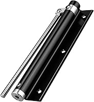 Vista 8 de zeng Cierrapuertas automático, acero inoxidable 304, montaje en superficie, resorte ajustable, comercial y residencial (plateado)