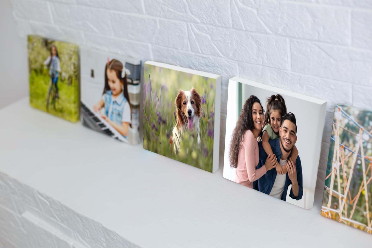 vgoltd Personalised Canvas Wall Art Custom Photo Frame Customise Your Photo Wall Picture for Living Room & Bedroom (12" x 8")