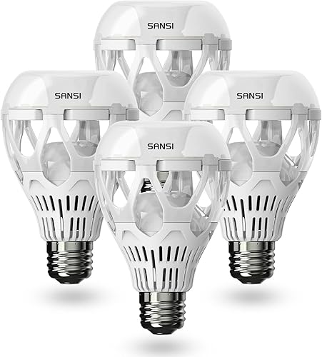 SANSI Bombilla LED de 18 W equivalente a 150 W bombillas LED A21 bombillas de 2500 lúmenes LED de luz diurna de 5000 K base E26 no regulable
