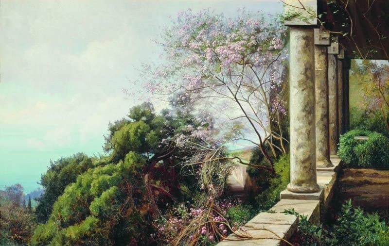 Toile Murale Printemps Iosif Krachkovsky Peinture Salon 60x90cm