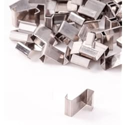 Paneles Policarbonato Paquete de 25 clips de acristalamiento de invernadero "Z" de acero inoxidable para invernadero, paneles de vidrio de invernadero, clips de fijación, resistentes al óxido y duraderos.