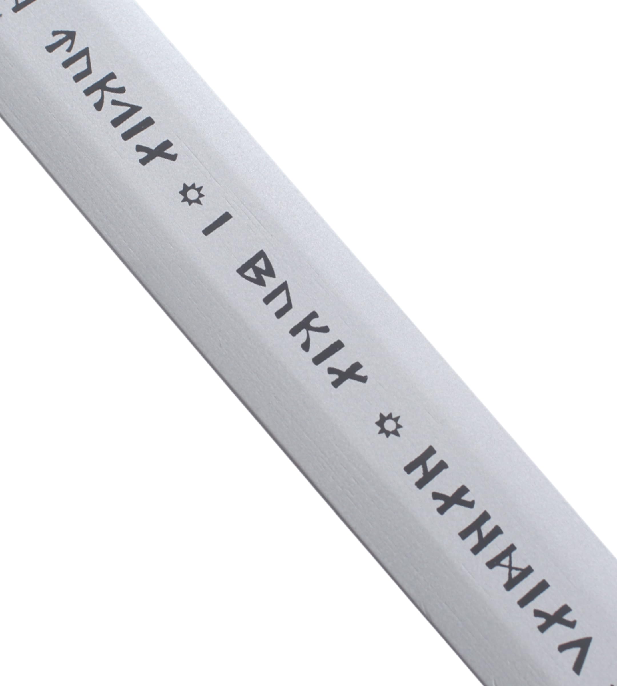 REPLIKSWORD Le Seigneur des Anneaux Epee Anduril en Bois Aragorn Sabre + Fourreau - Lame Decoration Cosplay + Presentoir Inclus