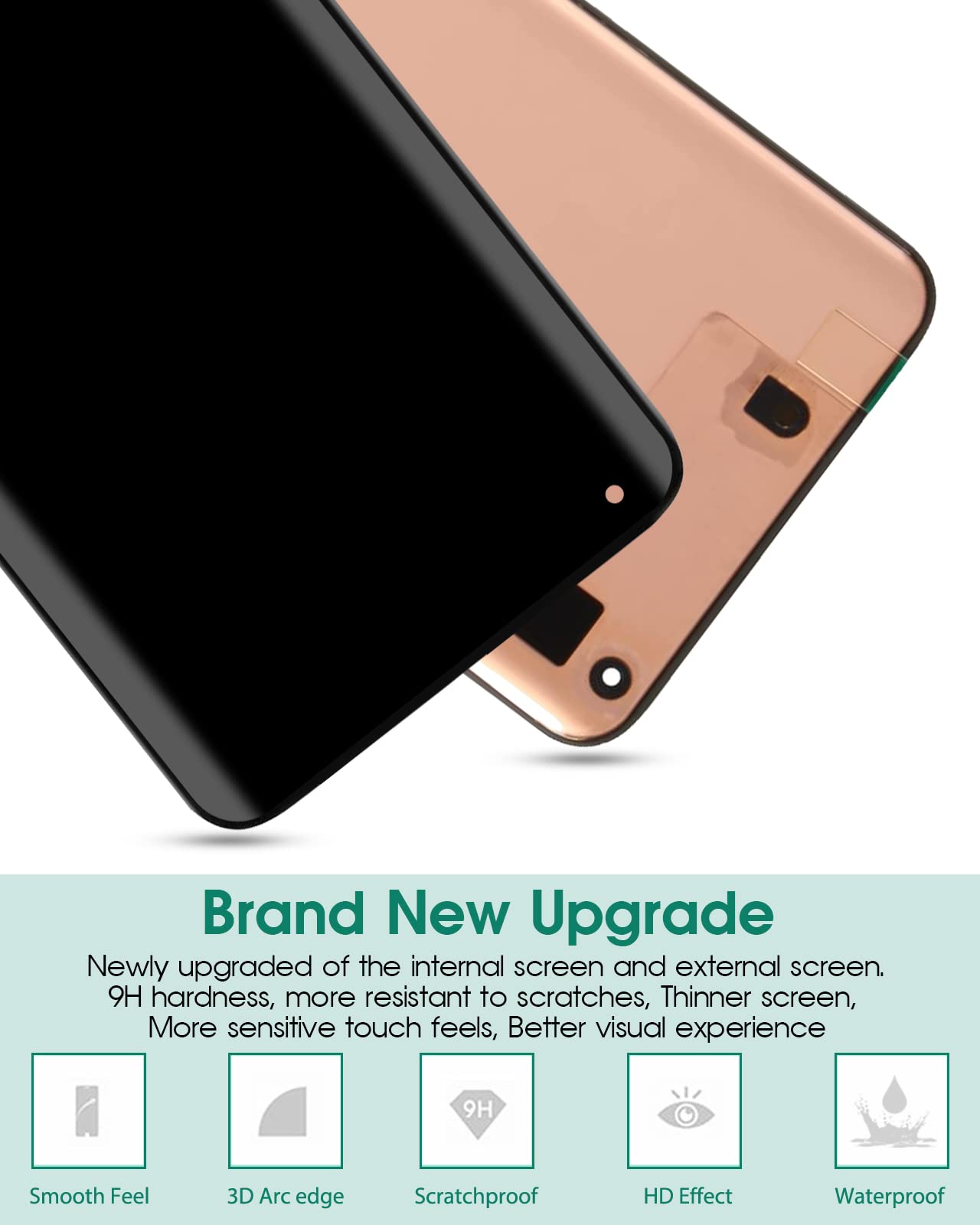 Xiaomi Redmi 10 M21061119DG M21061119AG Display FRAME Touch Screen LCD Schermo Nero Copia - Foto 14