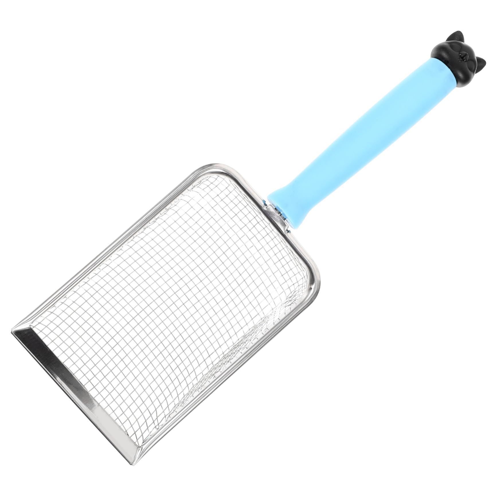 VANZACK 5pezzi Metal Cat Litter Scoop Inossidabile Antiaderente Attrezzo per Pulizia Lettiere per Design Filtrato La Rimozione Rapida Feci e