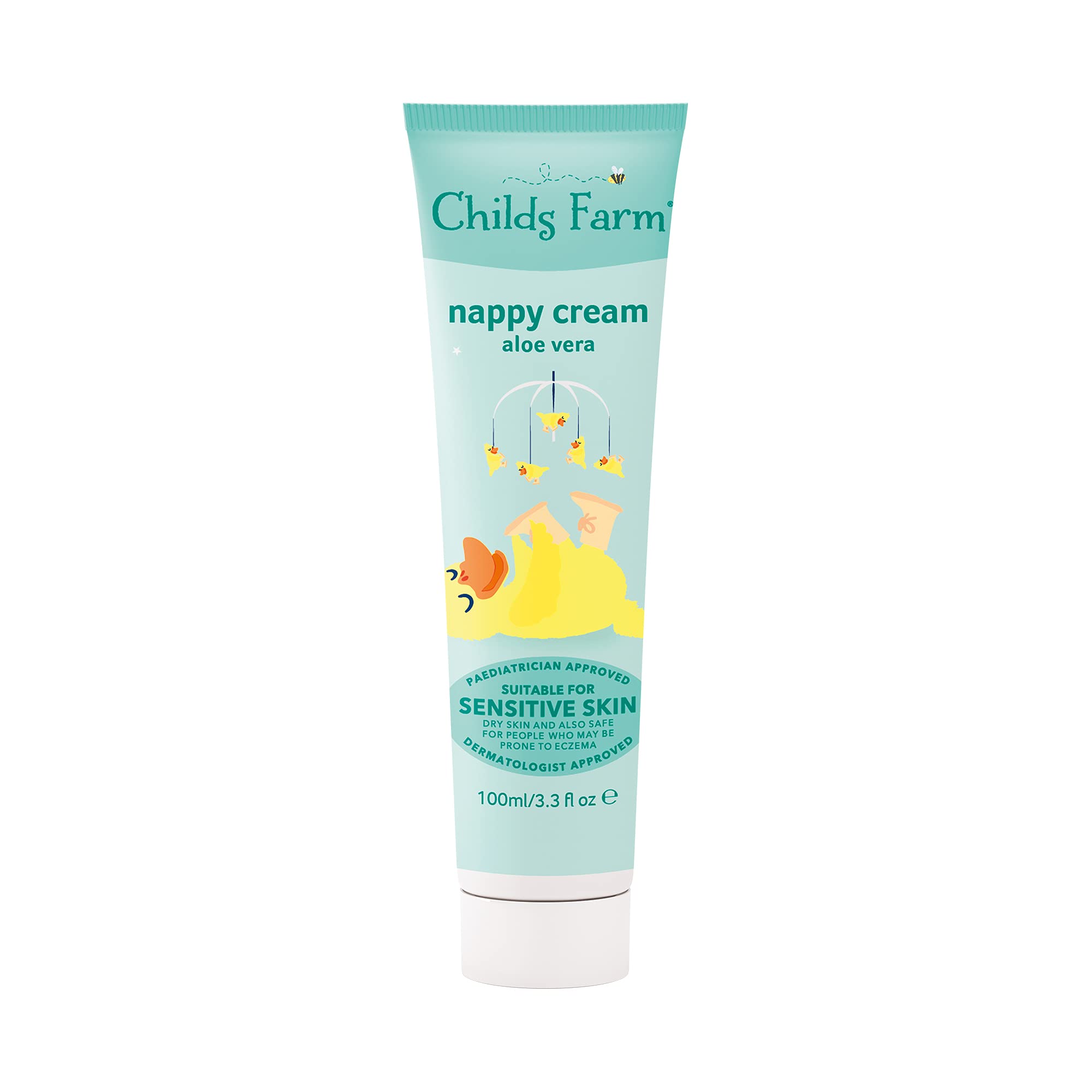 Childs Farm Baby Nappy Cream Aloe Vera Suitable for Newborns with