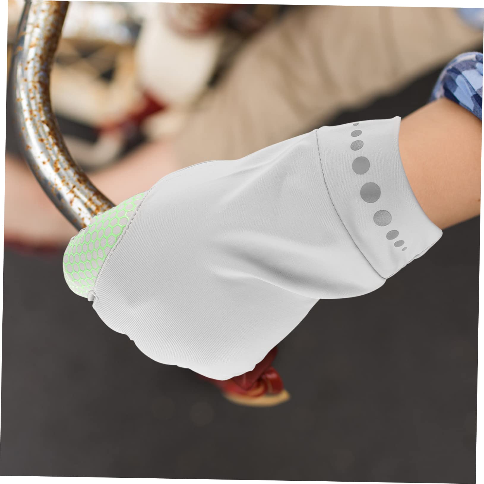 OSOLADY 1 Pair Bike Gloves Touchscreen Outdoor Riding Fishing Gloves Lightweight Breathable Uv Protection Comfortable Anti-Slip