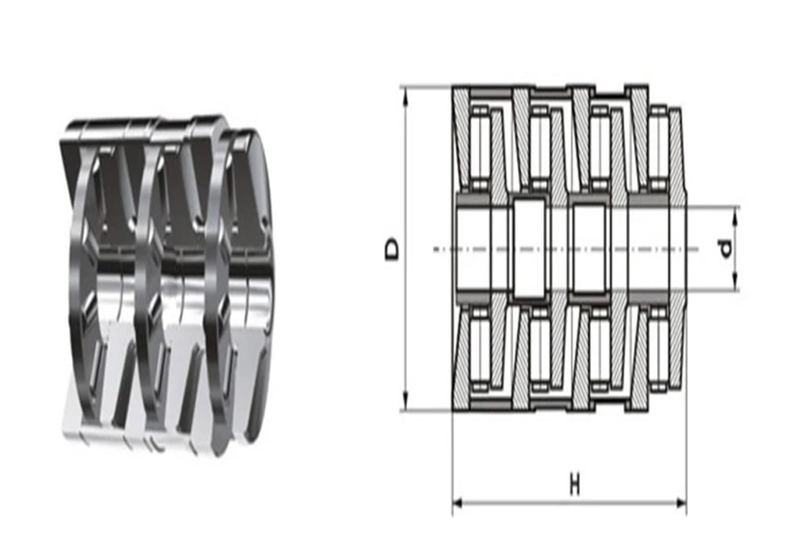 Axiallager M4CT3278 / T4AR3278 32x78x110.5