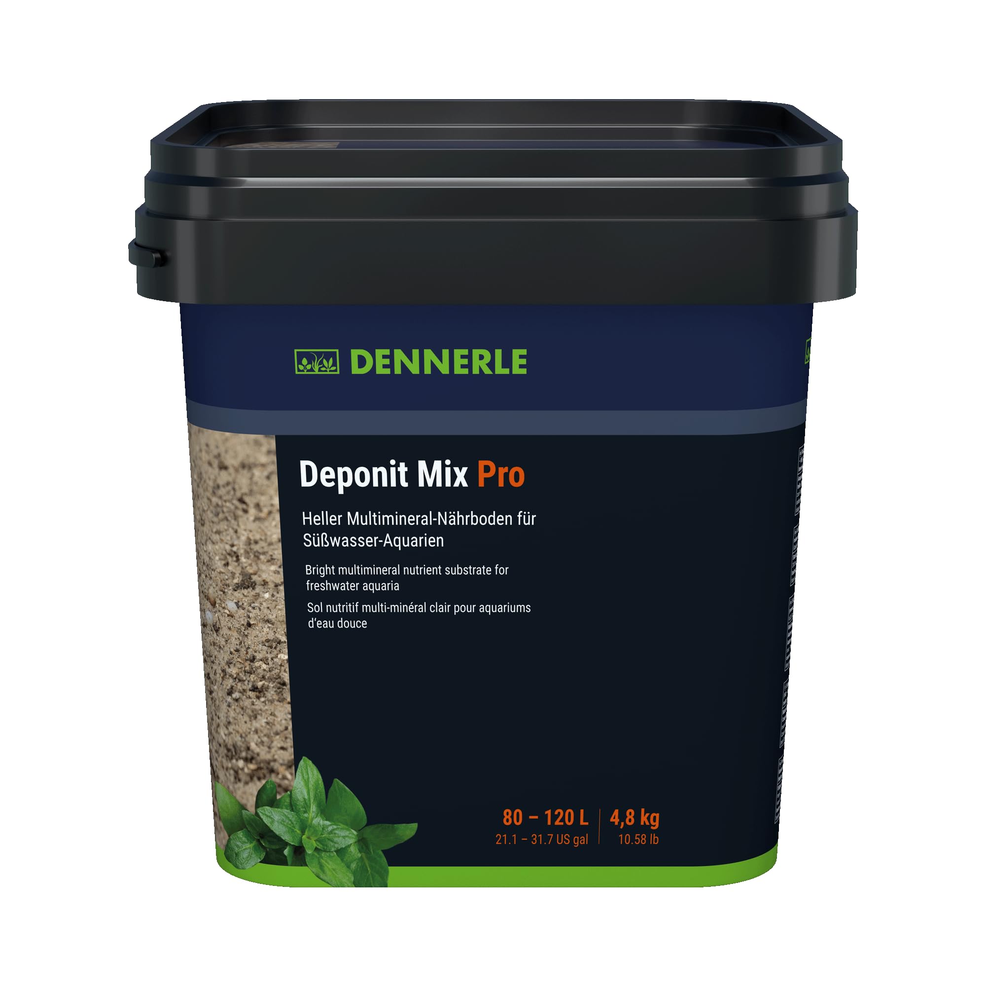 Dennerle Deponit-Mix Professional 10-in-1 4.8 kg Multi-Mineral Nutrition Soil for Aquariums