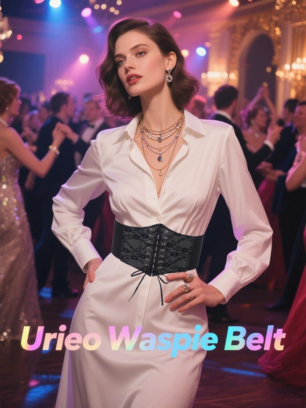 Urieo Lace Corset Belt for Women - Image 6