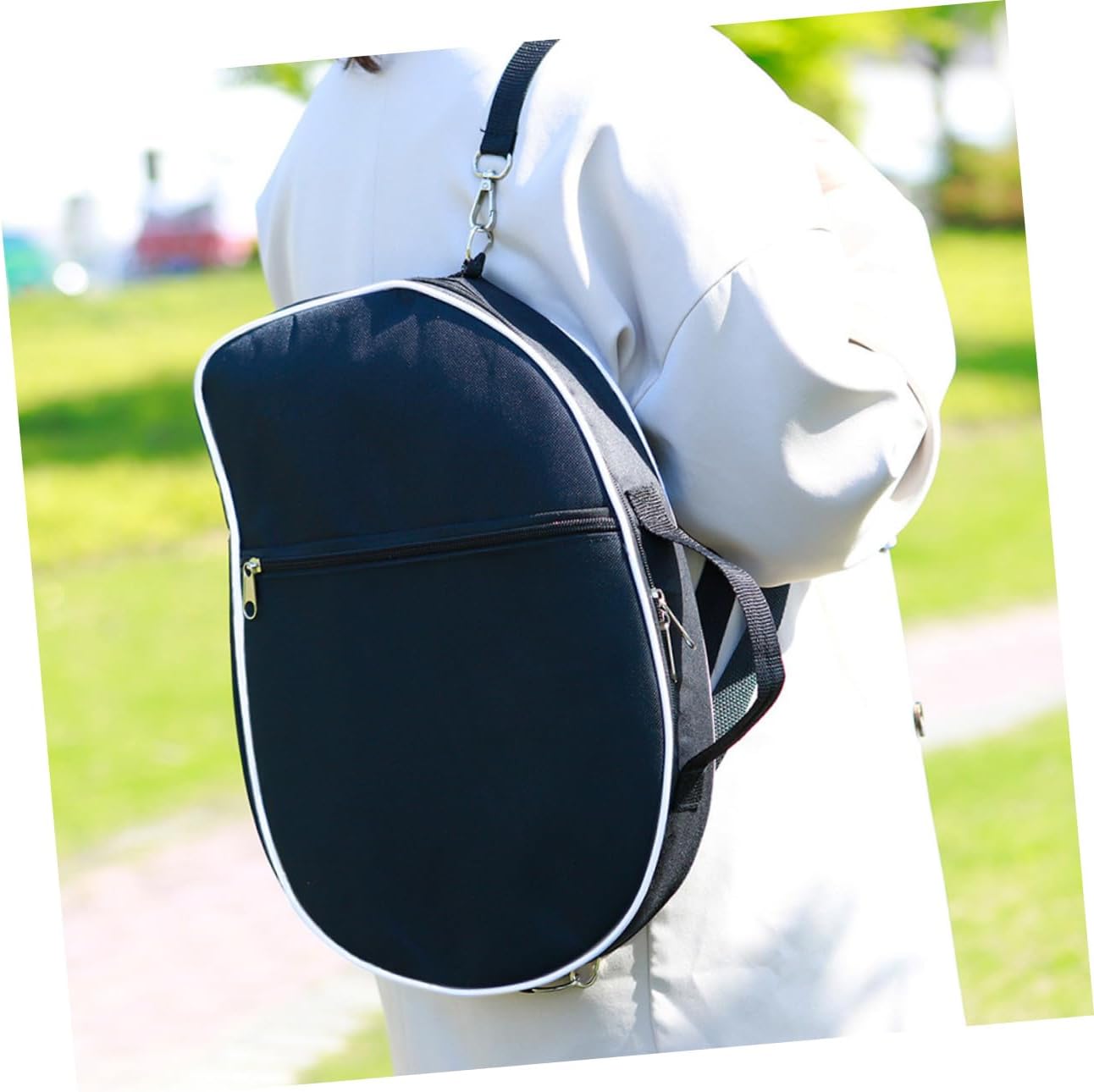 Toyvian Convenient Lyre Harp Carrying Bag Lightweight Oxford Cloth Music Instrument Storage Pouch Protective Portable Case for Men and Women image 4