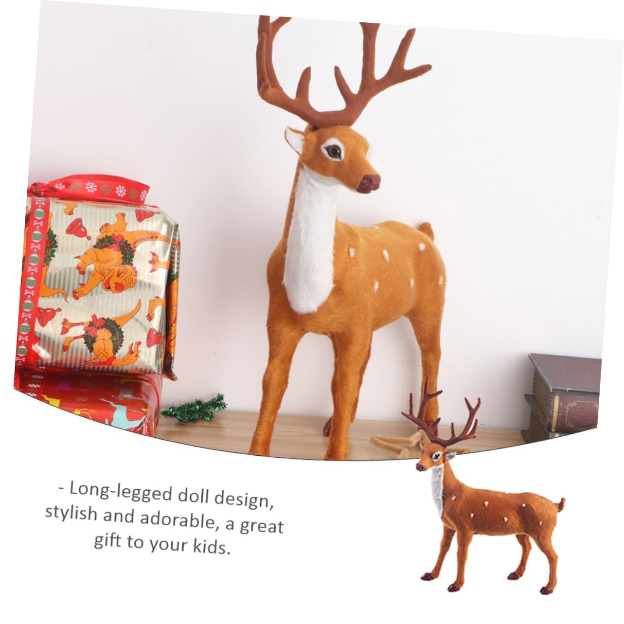 Alipis Décorations De Noël en Forme D'Élan 6 Pièces Décoration Créative pour La Maison