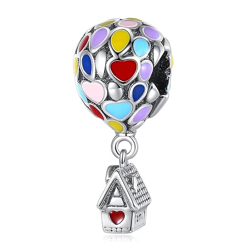 Immagine del prodotto LaMenars Up House Cartoon Charm per bracciali, ciondoli in argento 925, perline per collane, per la festa della mamma, compleanno, regalo di Natale