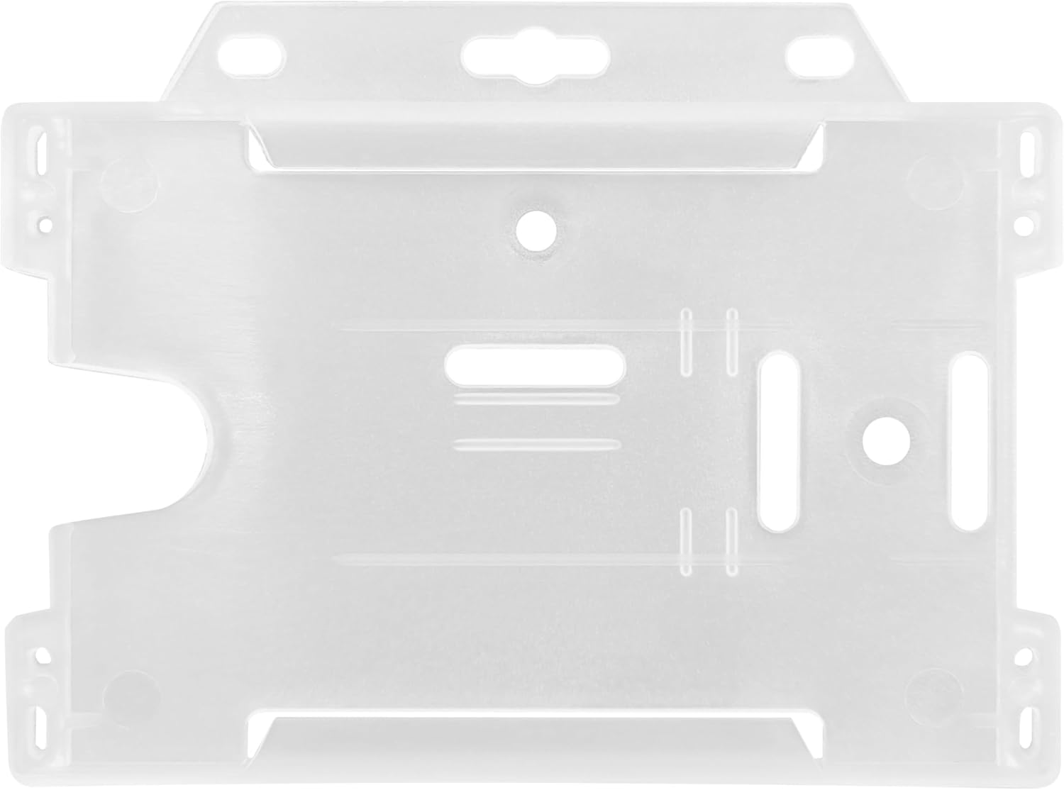 RAYLU PAPER – Porta carte d’identità Custodia porta carte di credito in plastica rigida trasparente Custodia protettiva impermeabile (54×85)