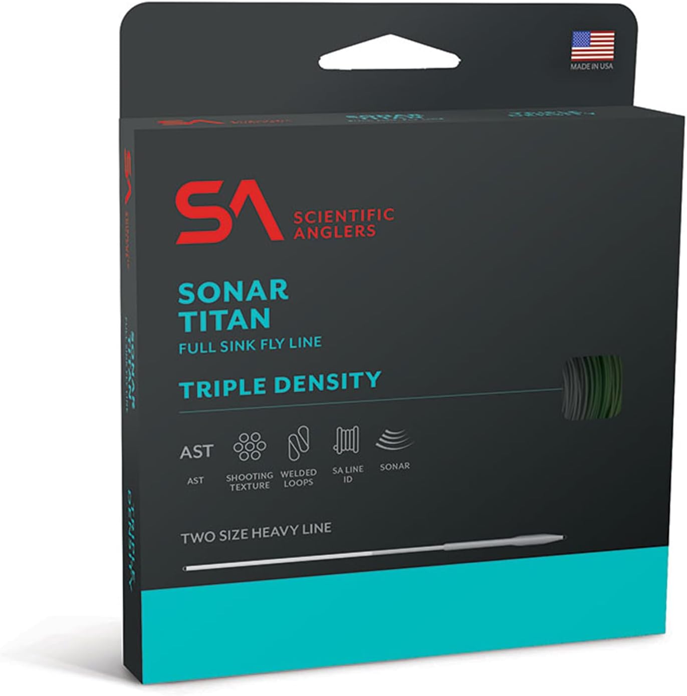 Scientific Anglers Sonar Titan 3D Full Sink I/3/5 Fly Line, WF8S