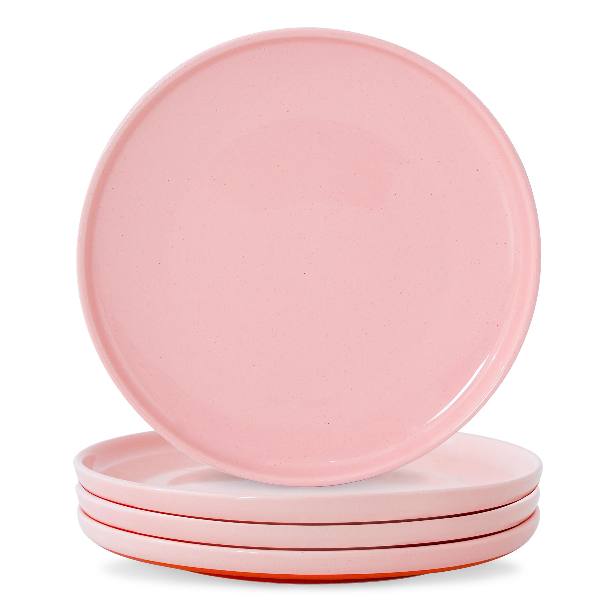 10.25-Inch Dinner Plates, Set of 4, Pink