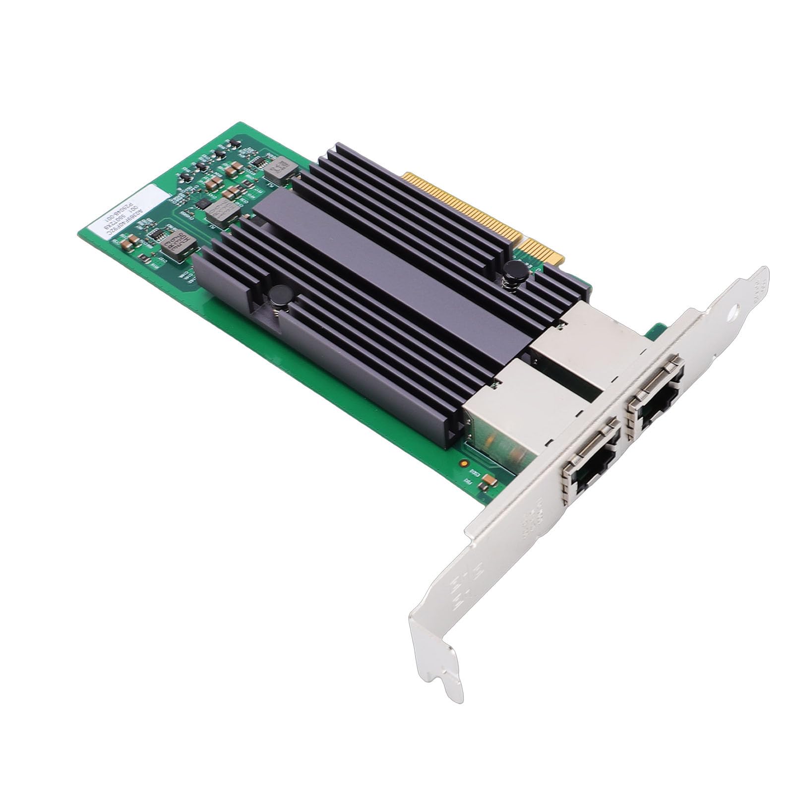 Fabater Podwójne Porty RJ45 Karta Sieciowa 10 Gb Niski Pobór Mocy Karta Sieciowa PCIE X8 dla Systemu Server z zaawansowaną technologią Zarządzania energią