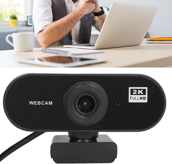 Coverzone WebCam 2K Full HD Conference Camera Built-in Microphone Chat Video Chat Broadcast Camera HD Video Web Camera 812
