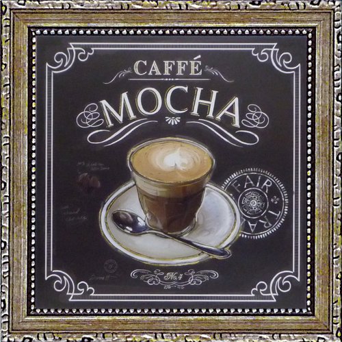 ユーパワー アートフレーム/モダン・コンテンポラリー ブラック W19xH19cm